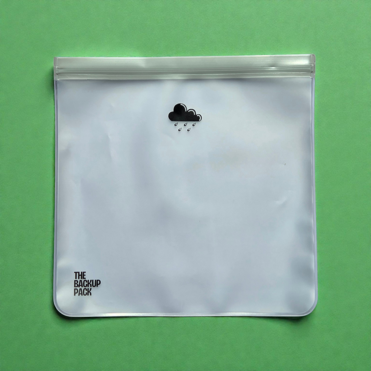 The Backup Pack PEVA reusable waterproof sleeve, sun and cloud designs holds full child's outfit - Wet/Dry Bag.