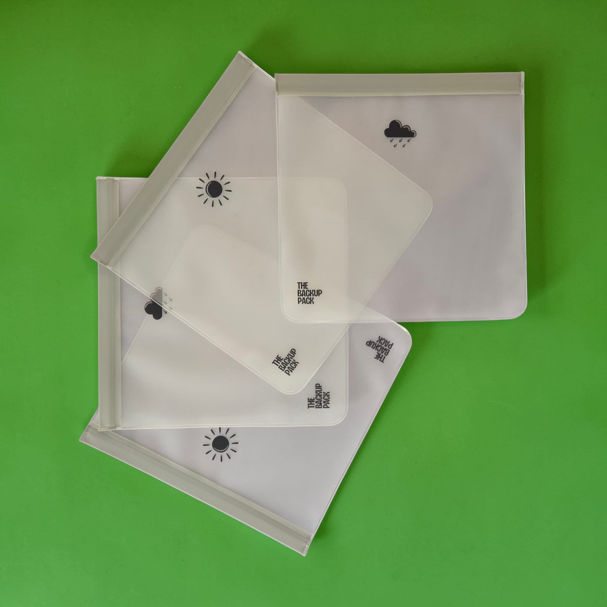 Reusable waterproof bag in childcare backpack — The Backup Pack Australia, Wet/ry Bag. 