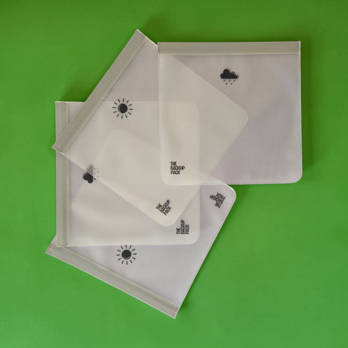 Reusable waterproof bag in childcare backpack — The Backup Pack Australia, Wet/ry Bag. 